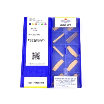 Authentic ZCC.CTS CNC แทรก ZPFD0302-MG YBC251/YBG202/YBG302 Slot Cutter