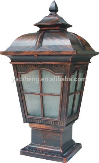 Zhongshan manufacturer Die-casting Aluminum Stone Outdoor pillar light