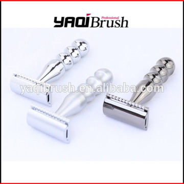 traditional replaceable head shaving razor without blade