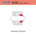 Wiper Ring H38 Hydraulic Wiper Seals