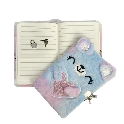 2024 New KRC A5 Plush Bear Notebook with Lock