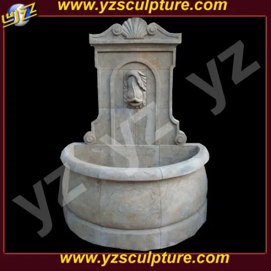 hand carved antique water wall fountains for sale