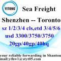 Shenzhen naar Toronto logistieke Service doorsturen