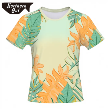 OEM Hawaiiaanse bloemenoverhemden Aangepaste causaal strandshirt voor vrouwen