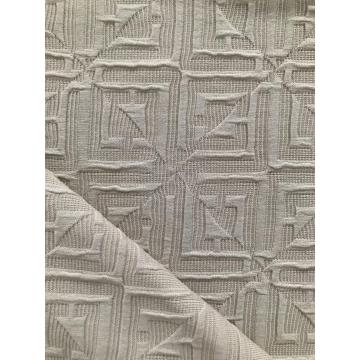 Padrão geométrico Jacquard tricotado