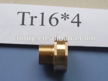 Trapezoidal screw bronze nuts round with flange Tr. 36 x 6