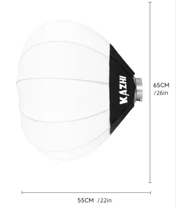 KAZHI 65cm Photography Light Round Flash Diffusers Softbox Lantern