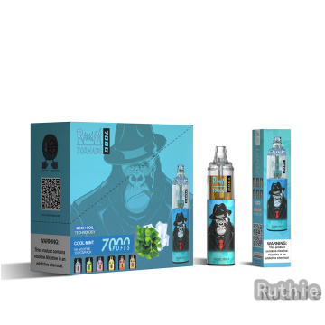 RandM 7000puffs Peach Ice