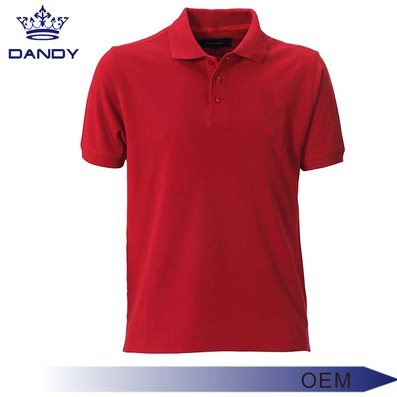 red polo shirt