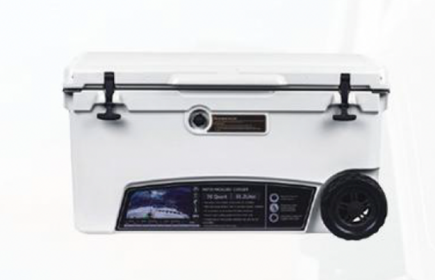 Caja de enfriamiento de larga duración 70QT con rueda