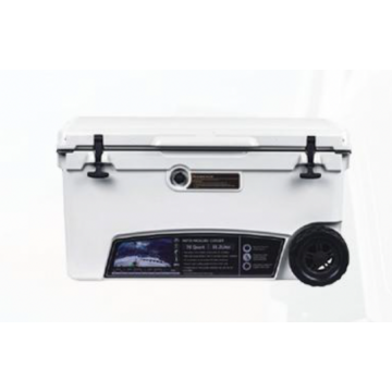 Long-Lasting Cooler Box 70QT with wheel