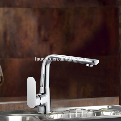 Hot and Cold Solid Brass Sink Mounted Kitchen Water Faucet