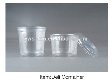 PLastic Deli Container Food Fruit Container Bowls With Lids