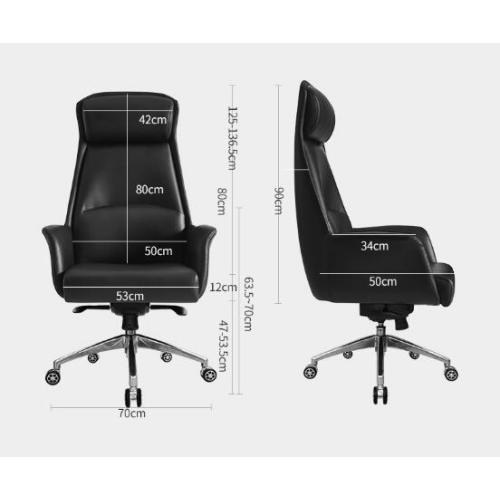 Office Manager Chair Luxury High Back Ergonomic Office Manager Boss Chair Factory