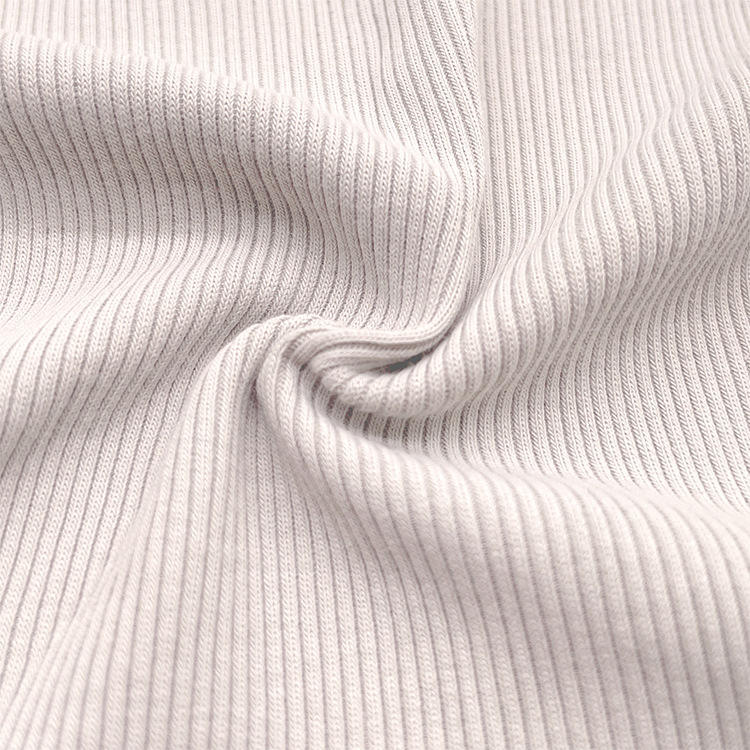 Wholesale T/R 2*2 knit rib fabric