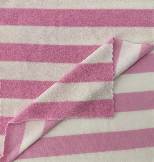 Sweat-wicking antibacterial jacquard terry toweling