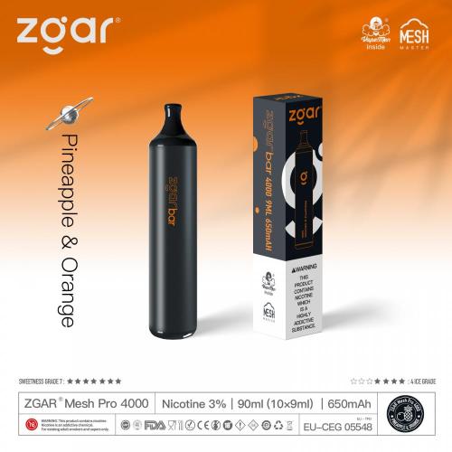 Sabor mixto Vape Pen Zgar 4000 bocanadas