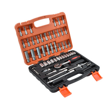 Good Quality 53 Piece Household Car Repair Tool Kit with Ratchet Wrench