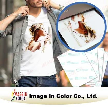 Light shirt iron ons paper