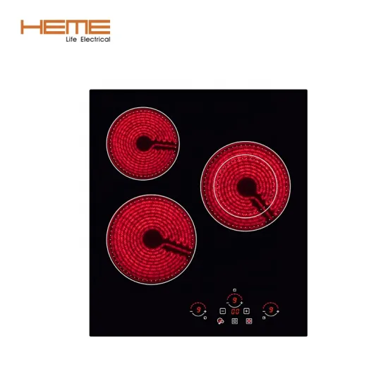 Smart Sensor Control Infrared 3 Burner Built-in Electric Cooktop for Vitro Ceramic