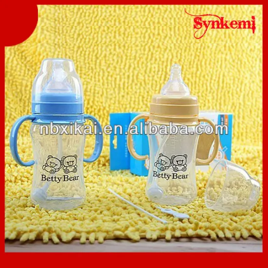 240ml wide mouth happy baby feeding bottle