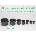 PP Camlock Quick Coupling Polypropylene для промышленных шлангов