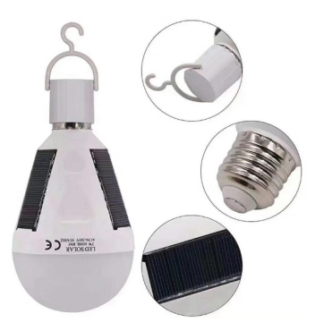 Heißverkauf E27 7W 12W Solar wiederaufladbare LED -Notlampe - 2 Jahre Garantie