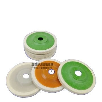 4 Inch Wool Wheel & 100mm Felt Wheel for Angle Grinder: Polishing Tools for Stone and Metal