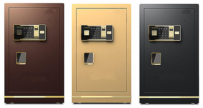 Double Door Biometric Fingerprint Safe Digital Box