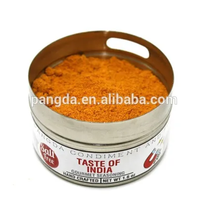 Taste of India-Salt free gourmet spice blends in strong magnetic stainless steel bottle