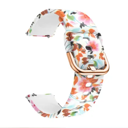 Floral Print Band for Huami Amazfit GTR/GTS and Xiaomi Amazfit Bip Smart Watches