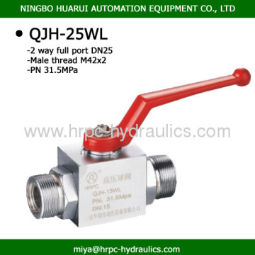 Hydraulic Full Bore Threaded Steel Ball Valve 