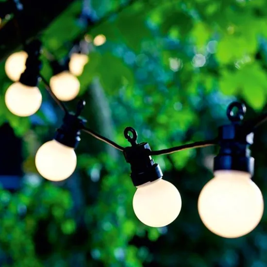 G50 Globe Bulb String Lights for Outdoor/Indoor Commercial and Decorative Use