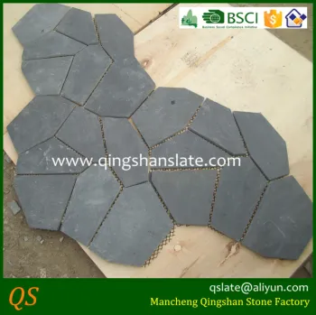 driveway natural stone black slate paver