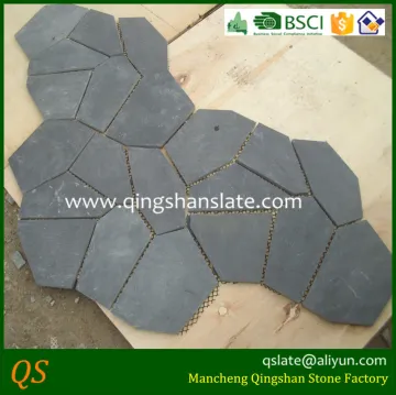 natural stone outdoor floor tiles black slate non slip