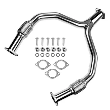 3.7L Stainless Steel Y-Pipe Exhaust Pipe Kit for Infiniti G37 & Nissan 370Z