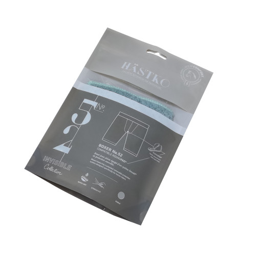Eco-friendly clothes stand up packaging bag
