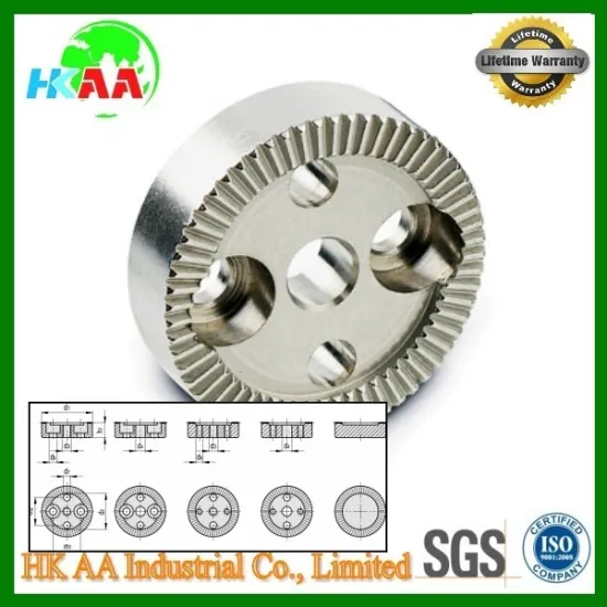 High quality aluminum / stainless steel toothed clamping elements