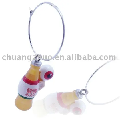 bottle shaped unique wine charm
