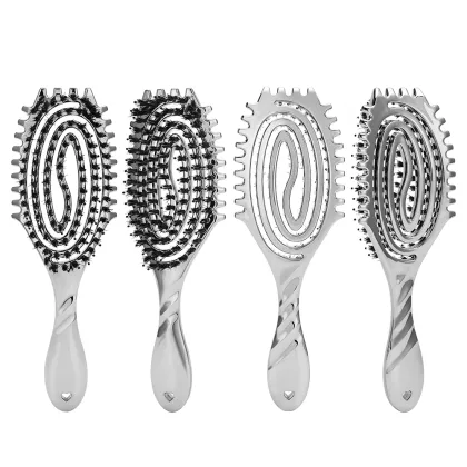 Salon Nylon Bristle Hair Massage Comb