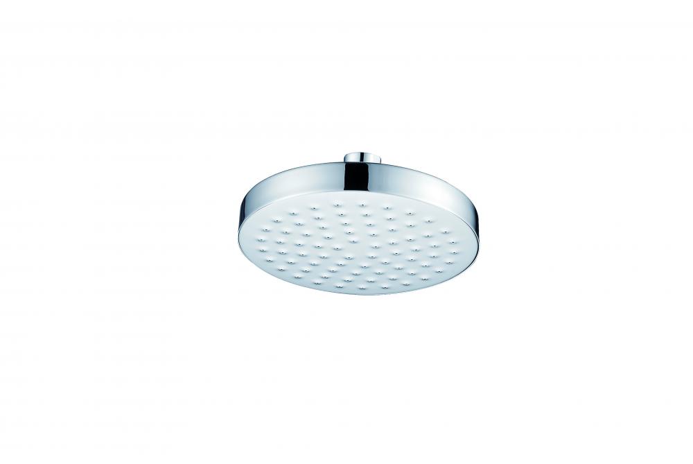 Ceiling shower head in bathroom at home