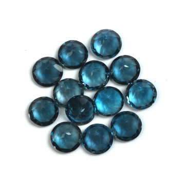 London Blue topaz Round Cut Diamond crafts