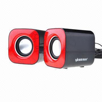 Computer/Laptop Speakers, Sized 80 x 80 x 80mm, 4 Ohms Rated Impedance