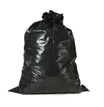 Heavy Duty Clear Black Trash Garbage Plastic Bags