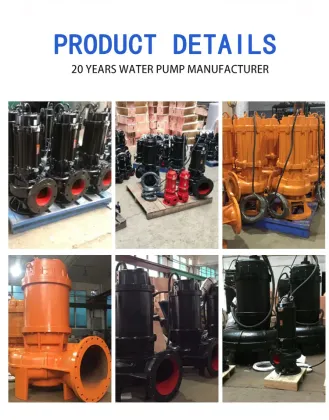 Wholesale Cast Iron Submersible Sewage Pump with Stainless Steel Sewage Lift Pump