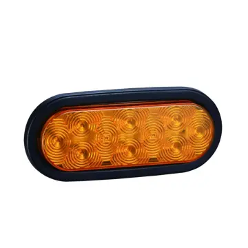 6"Oval Amber LED Truck Trailer Indicator Turn Lights