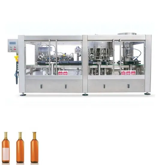 Wine and Beverage Liquid Bottling Machine: Filling, Corking, and Labeling
