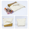 custom Canvas zipper pouch Multiple colors Makeup Bag