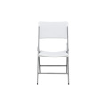 Contemporary Commercial Folding Chair 4 Pack White Granite