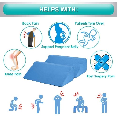 Wedge Cushion 2 Packs Foam Incline Elevation Pregnancy Adults Supplier